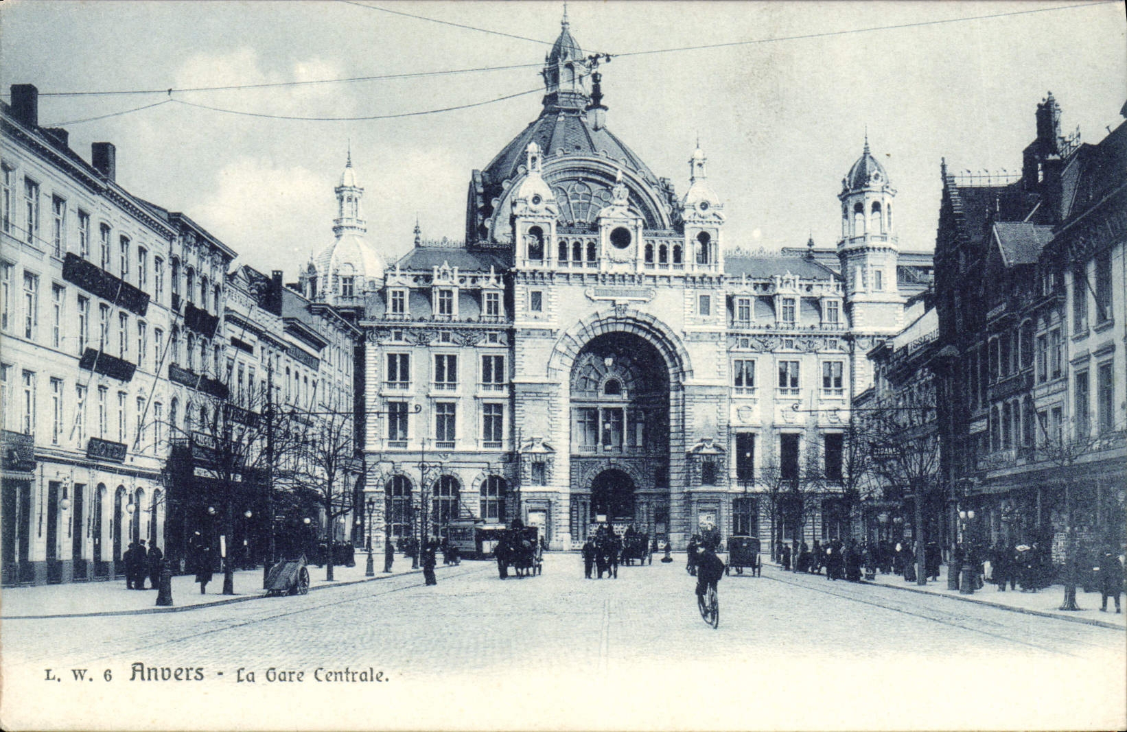 CPA Anvers La Gare Centrale