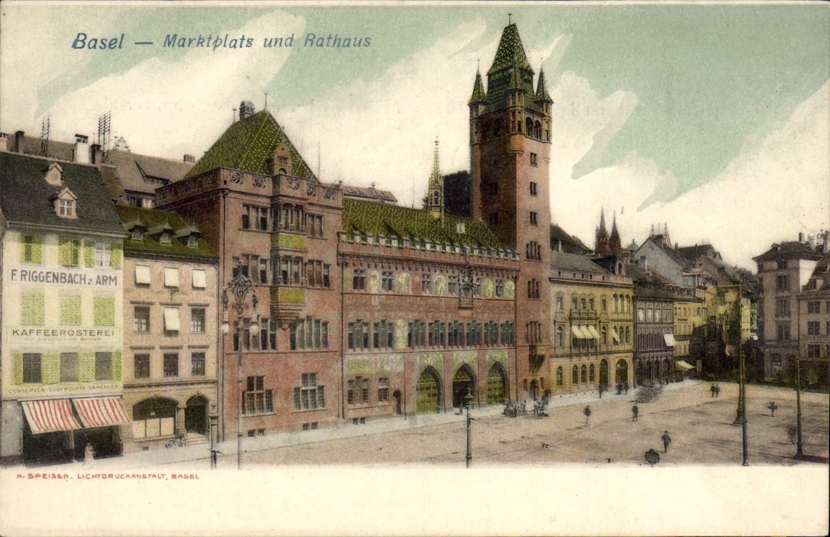 CPA Basel Marktplats Und Rathaus