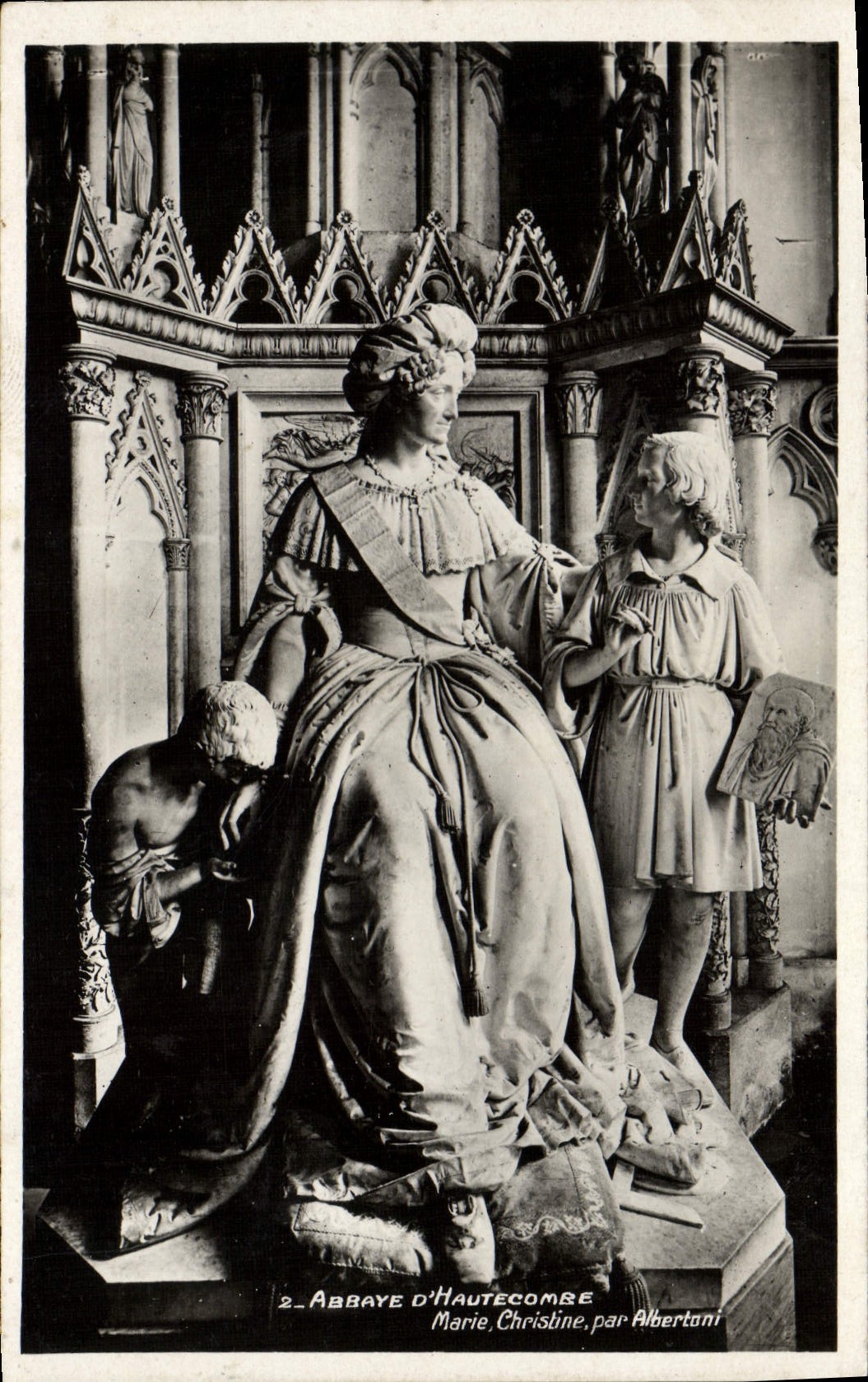 CPM Abbaye D'Hautecombe Marie Christine Par Albertoni