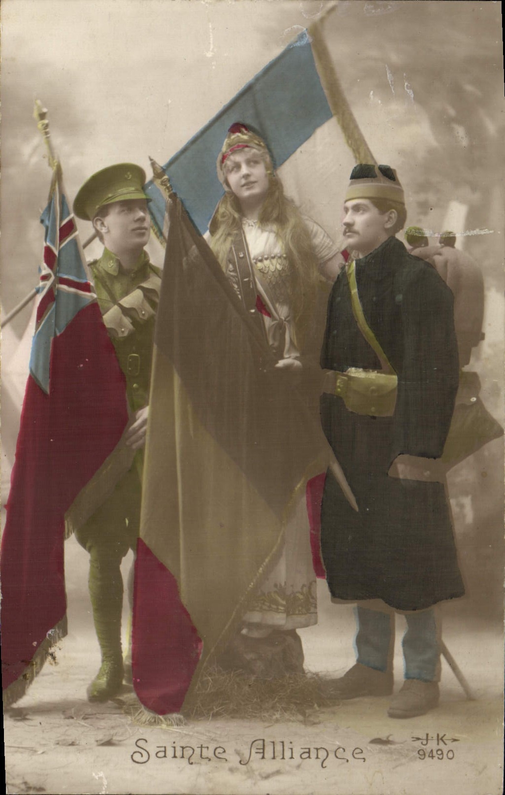 CPA Sainte Alliance Militaria