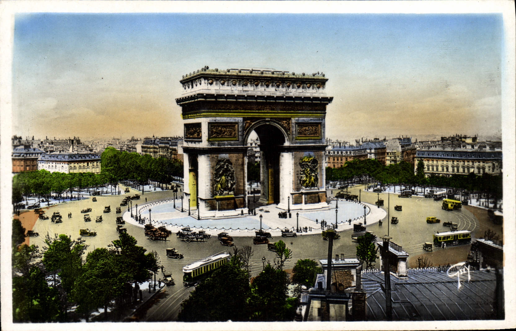 MODERN CARD Paris And Its Wonders Place Etoile