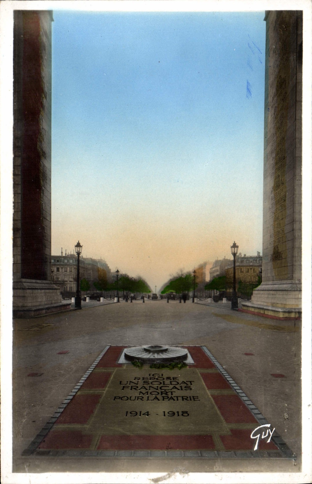 MODERN CARD Paris And Its Wonders Tomb of the unknown soldier