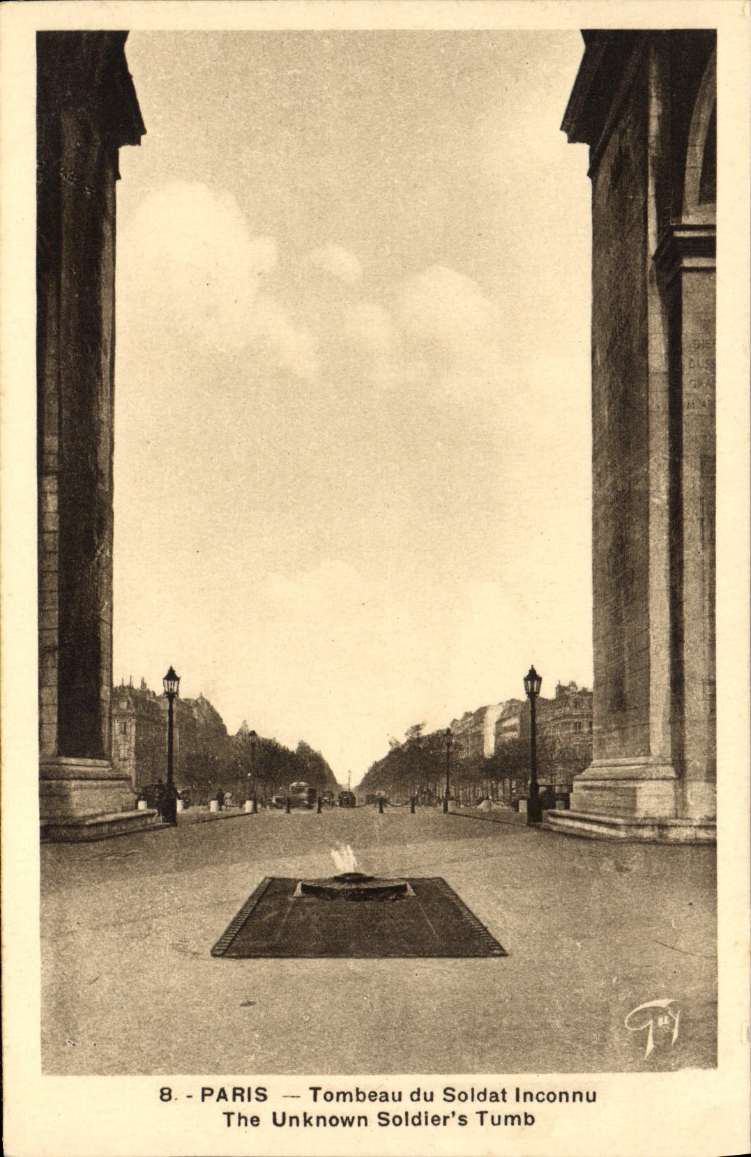 CPA Paris Tombeau Du Soldat Inconnu