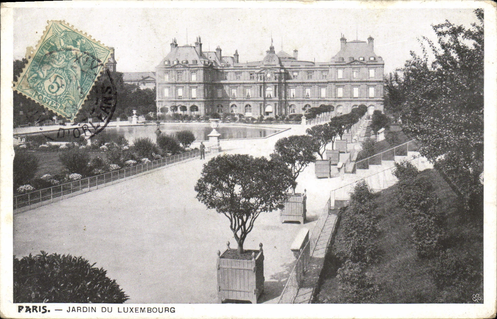 CPA Paris Jardin Du Luxembourg
