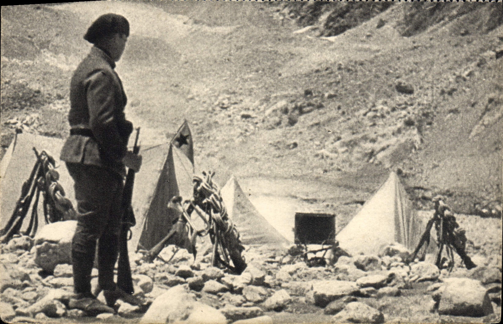 CPM Bivouac En Montagne Militaria Chasseurs alpins