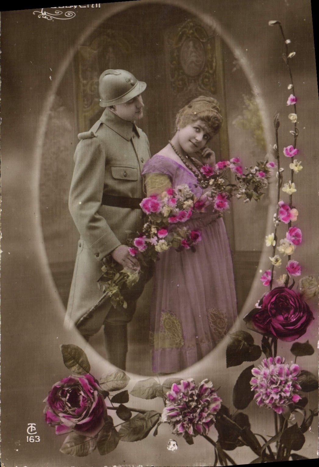 CPA Fantaisie Soldat Militaria