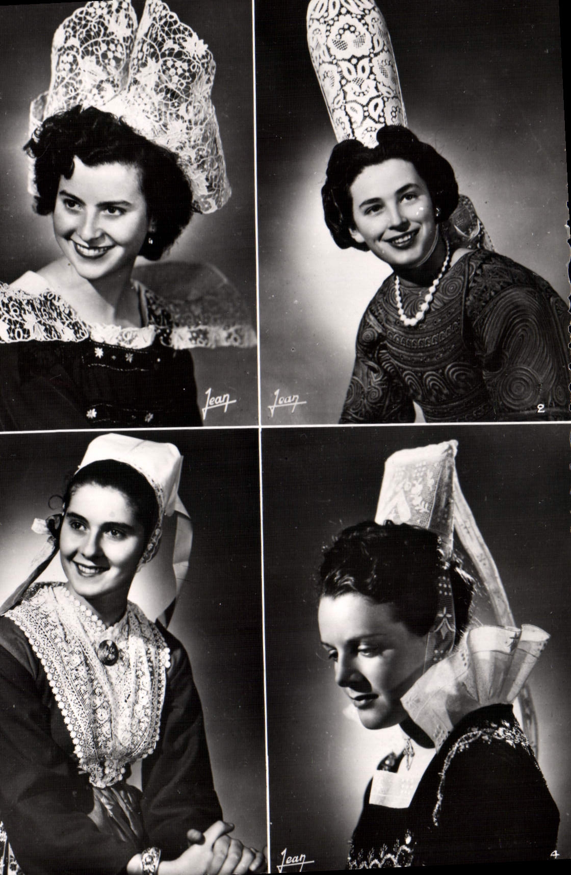 CPM La Bretagne Costume De Fouesnant Pont l'Abbe Plougastel Daoulas Quimper Folklore 