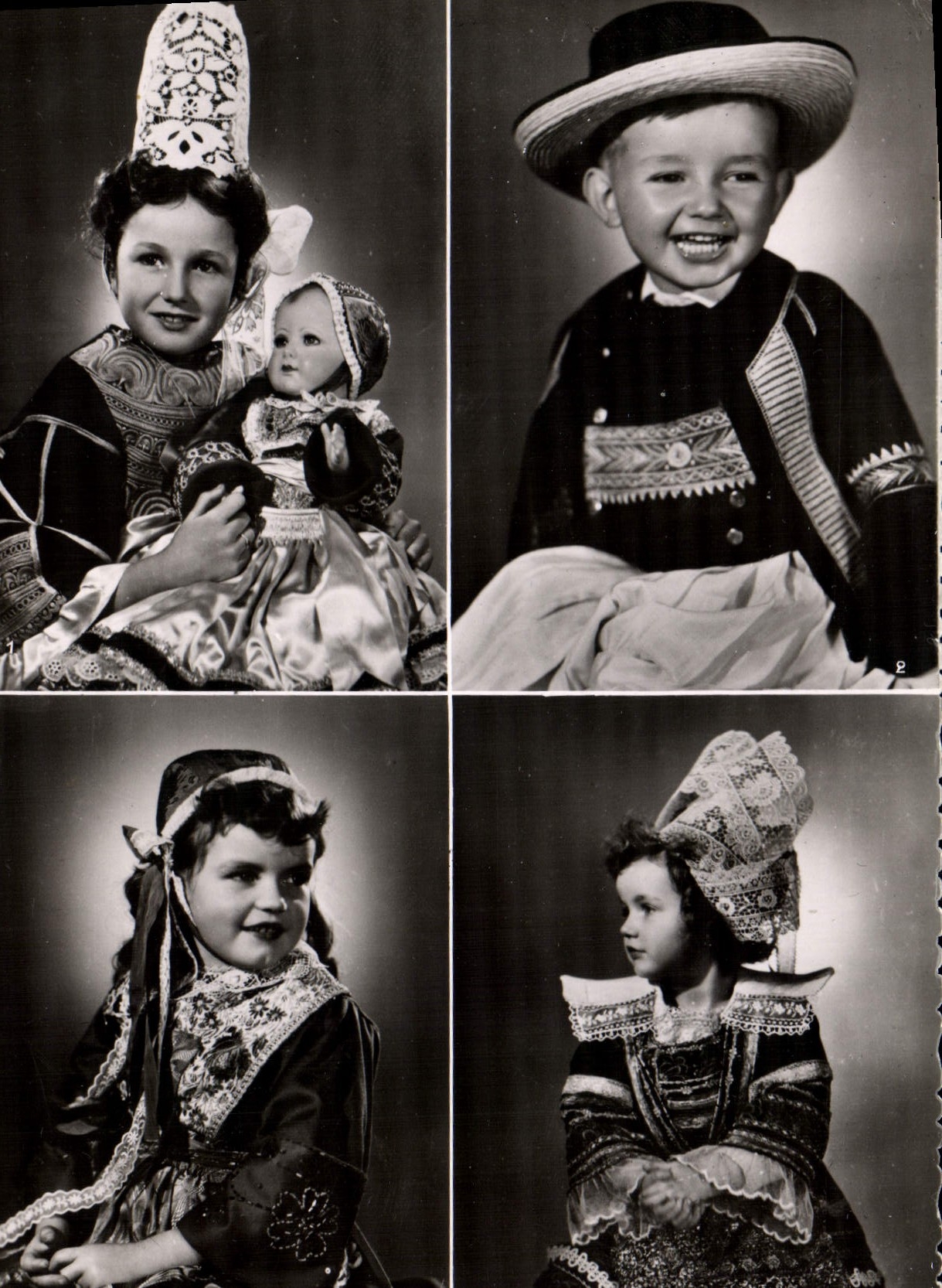 CPM La Bretagne Costume De Pont L'Abbe Quimper Plougastel Daoulas Fouesnant Folklore 