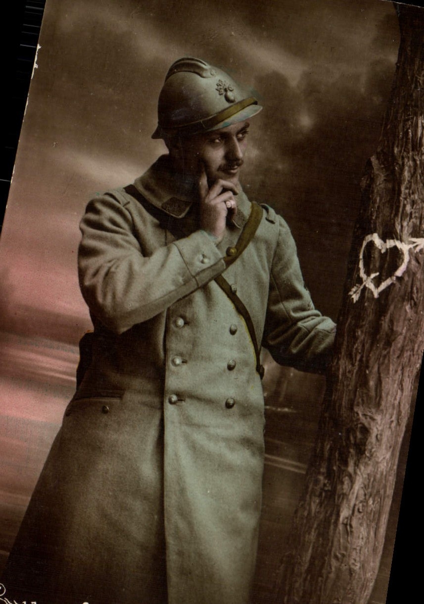 CPA Fantaisie Homme Soldat