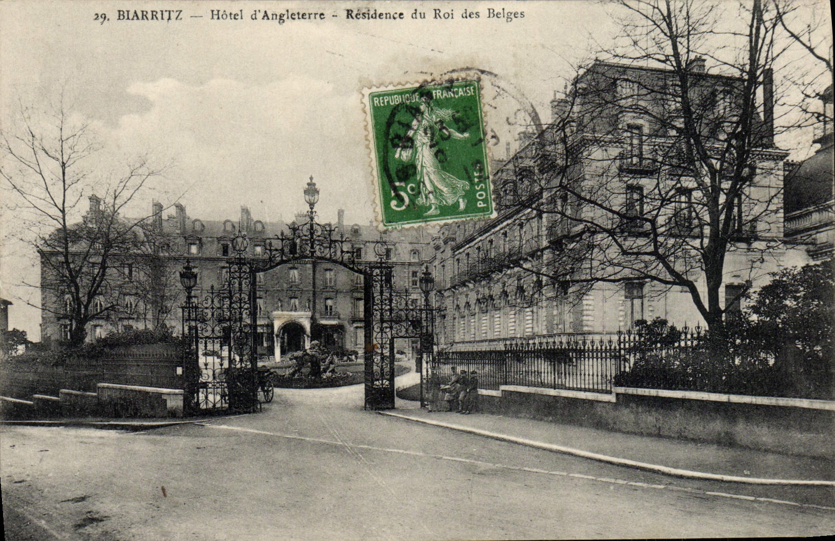 CPA Biarritz Hotel d'Angleterre Residence du Roi des Relges