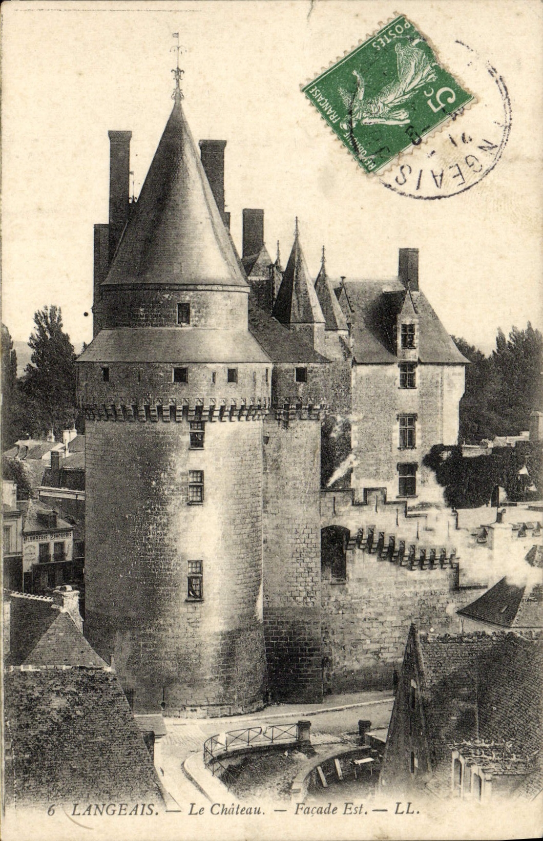 CPA Langeais Le Chateau Facade Est