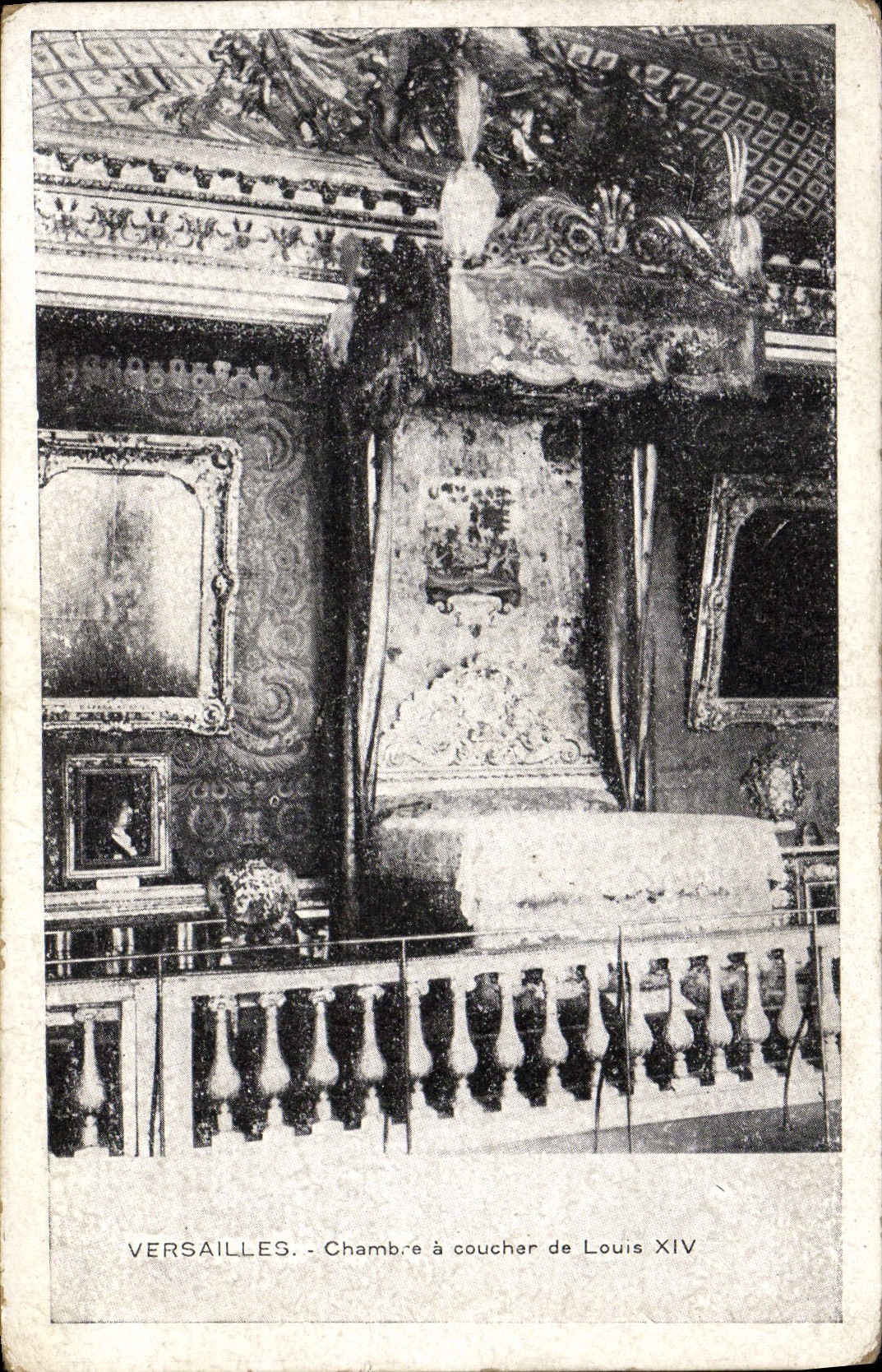 CPA Versailles Chambre a Coucher de Louis XIV