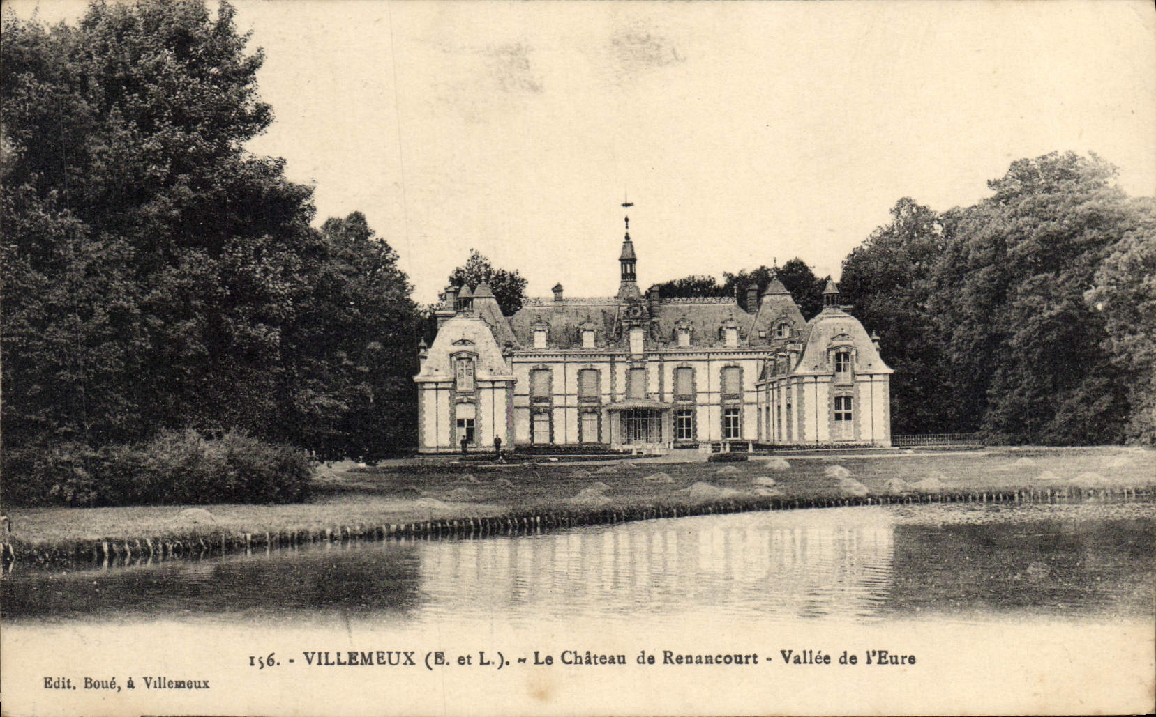 CPA Villemeux Le Chateau de Renancourt Vallee de L'Eure