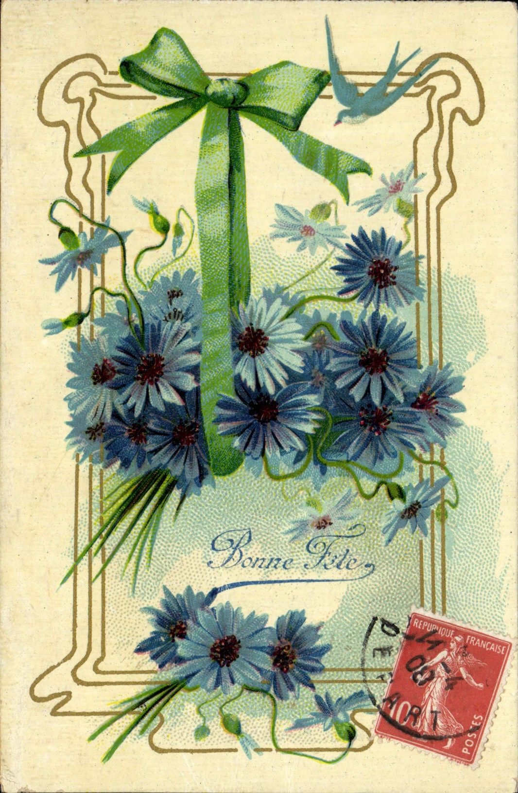 CPA Fantaisie Fleurs 