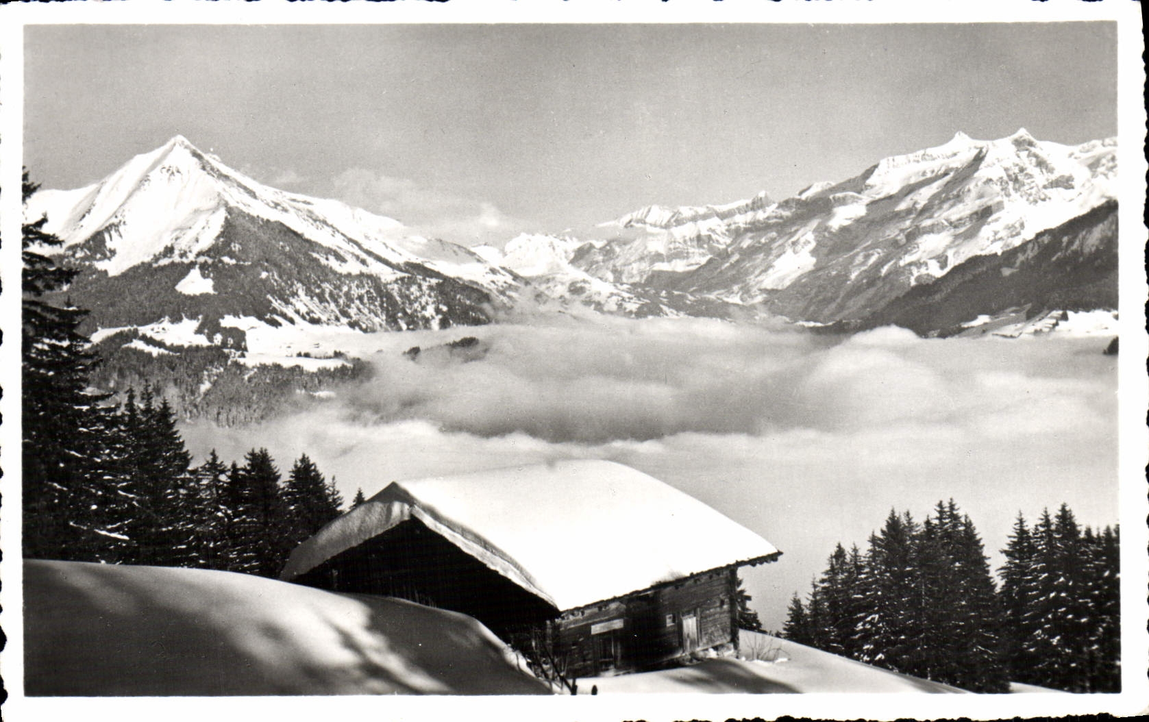CPA Leysin Pic chaussy et Oldenhorn