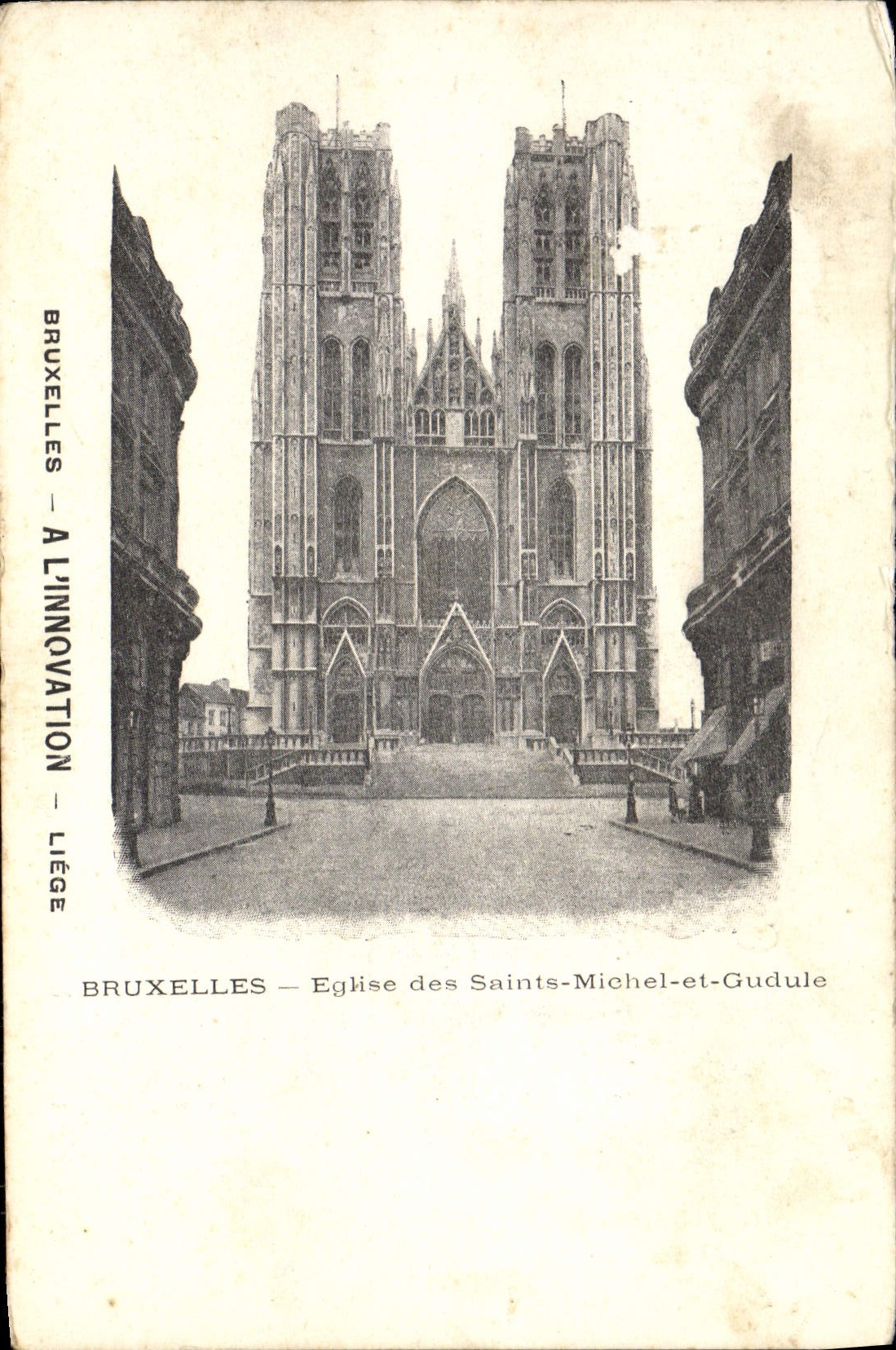 CPA Bruxelles Eglise Des Saints Michel et Gudule