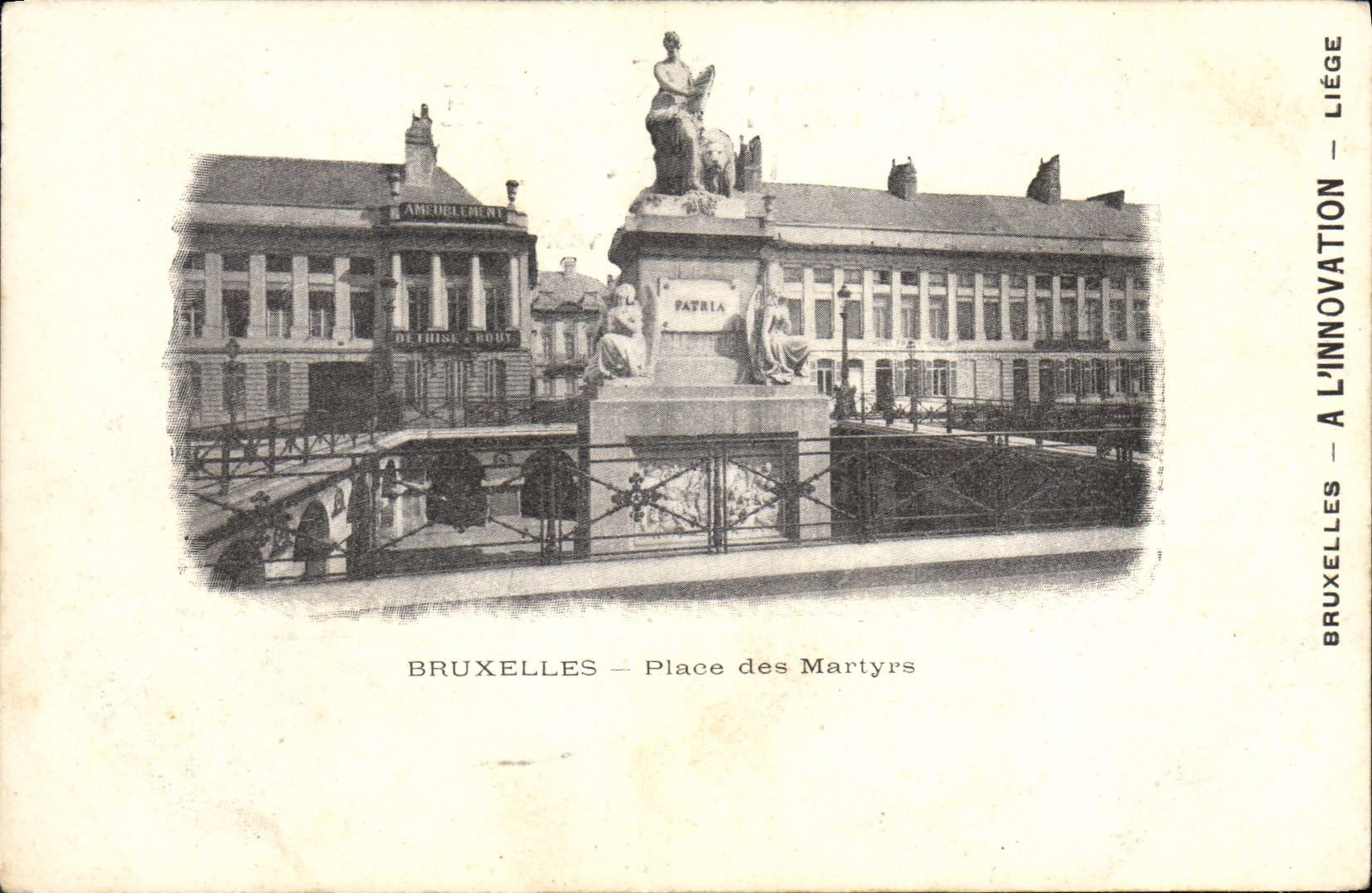 CPA Bruxelles Place des Martyrs