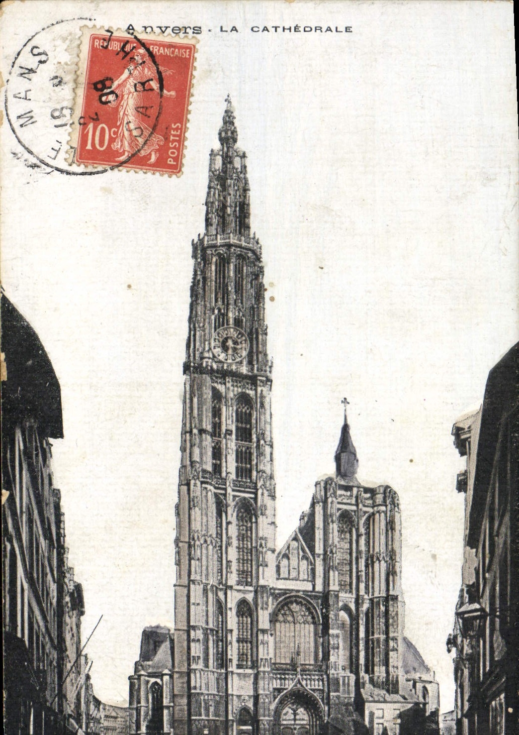 CPA Anvers La Cathedrale