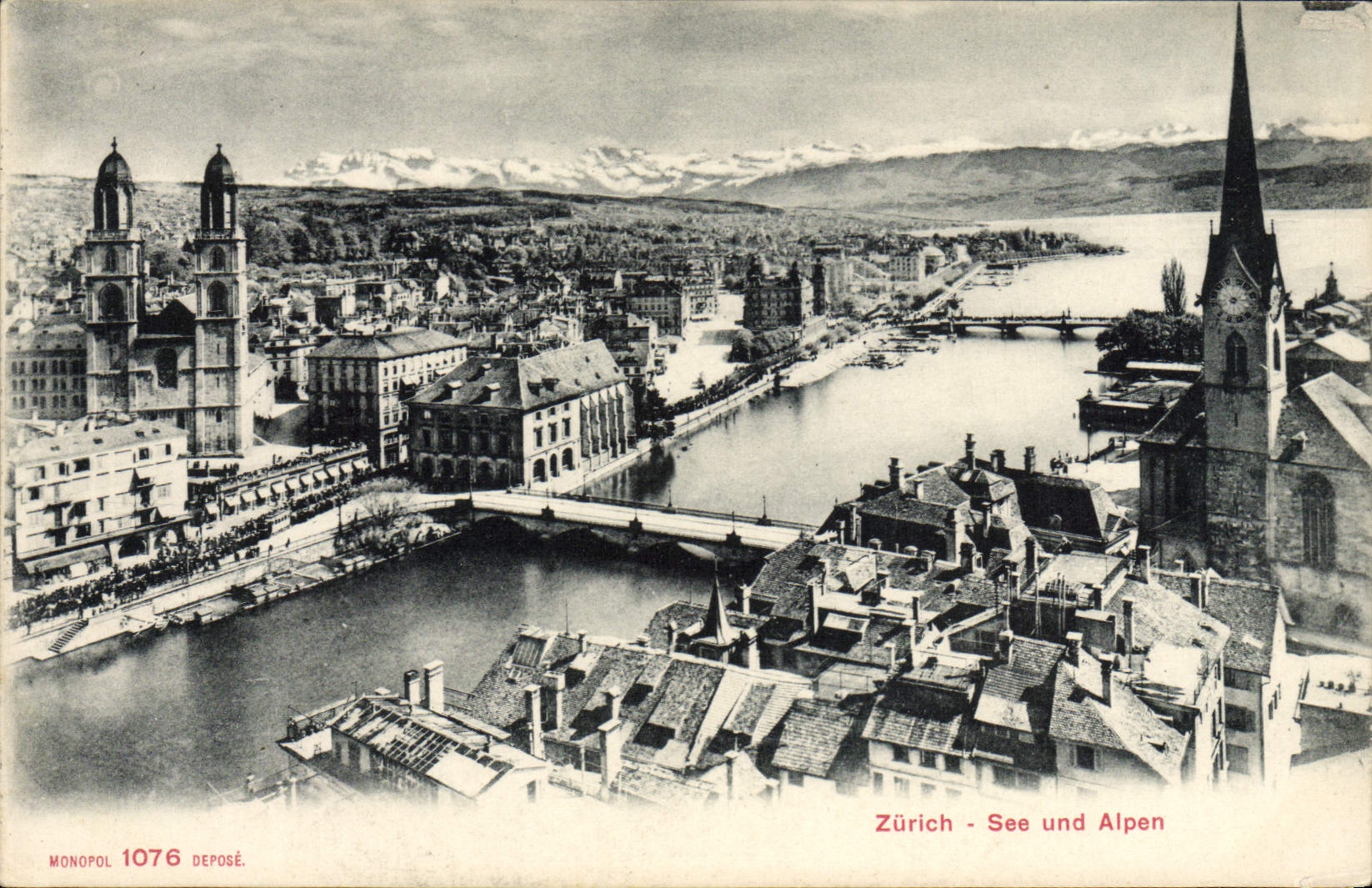 CPA Zurich See und Alpen 