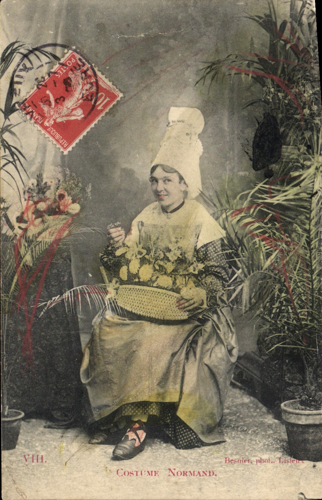 CPA Costume Normand Folklore 