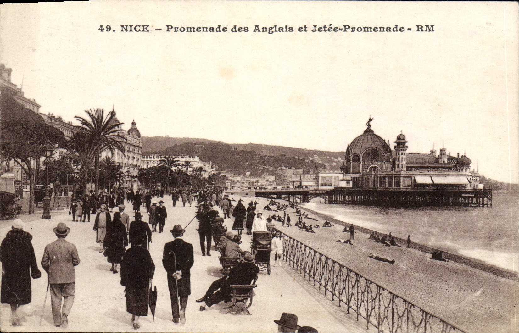 CPA Nice Promenade des Anglais et Jetee Promenade