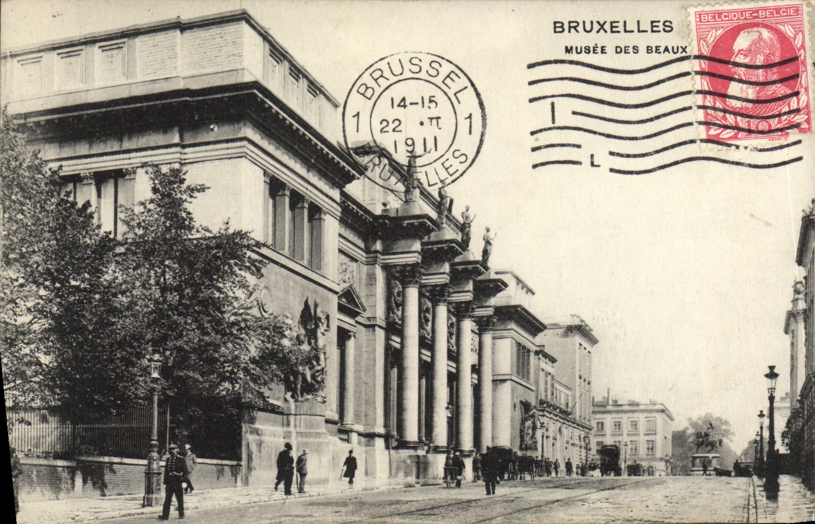 CPA Bruxelles Musee Des Beaux Arts
