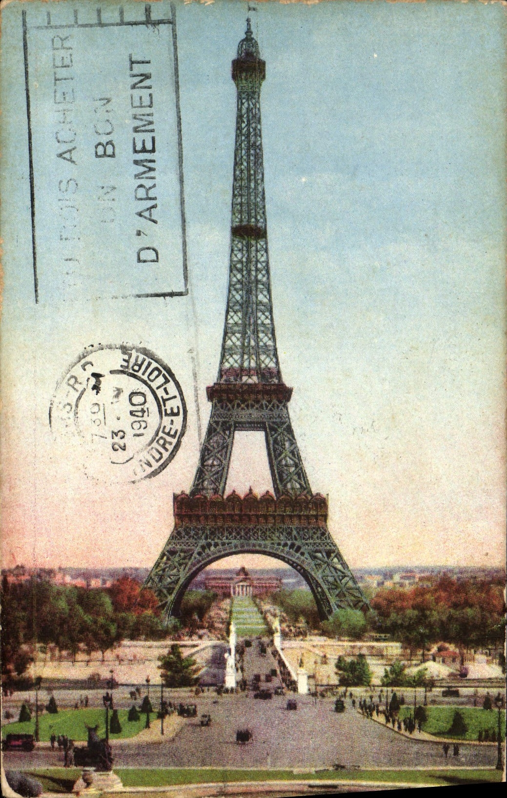 CPA Paris Tour Eiffel