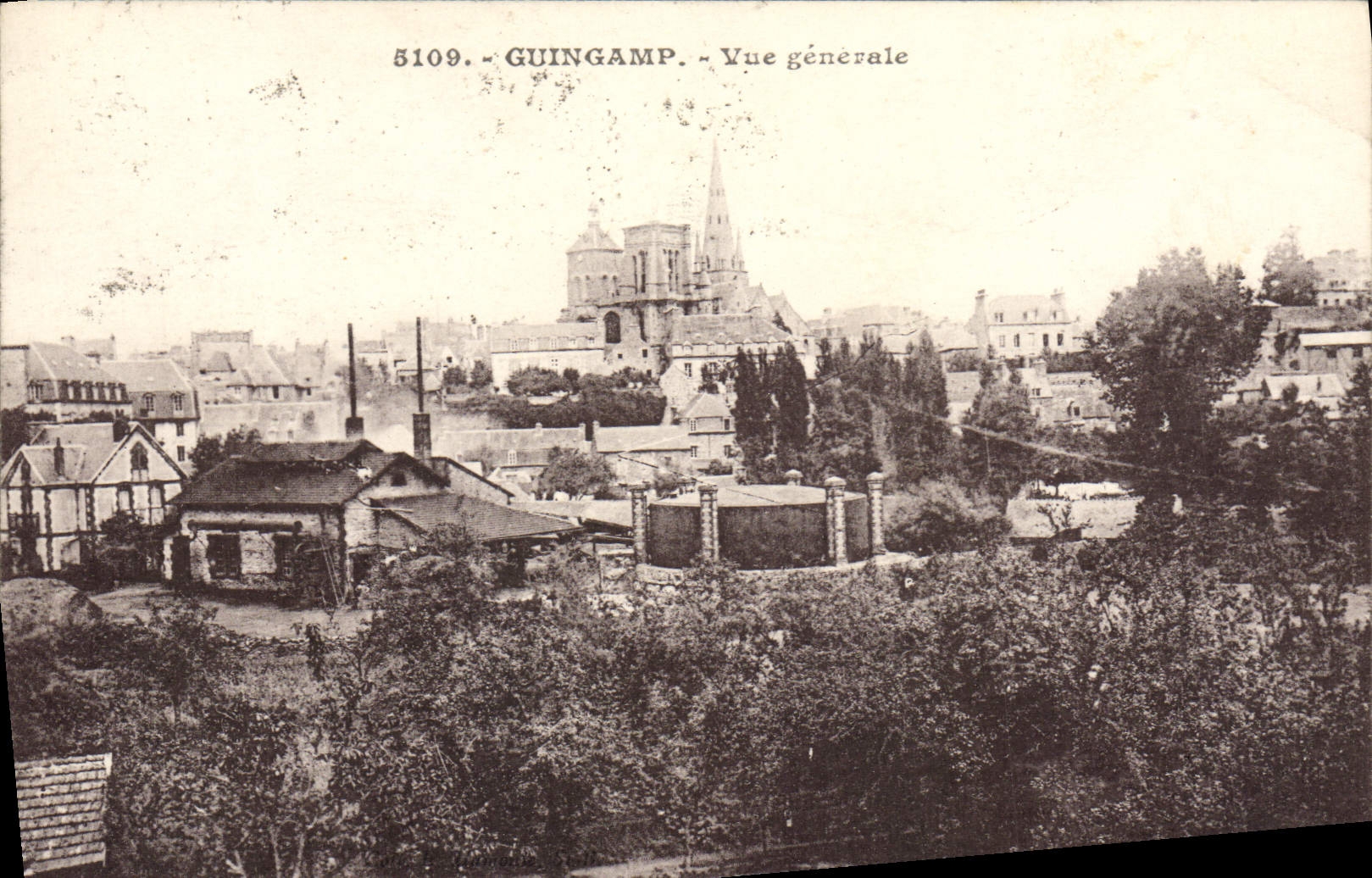 CPA Guingamp Vue Generale