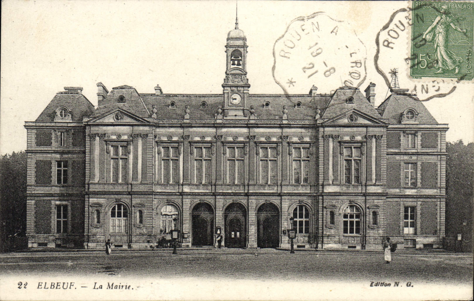 CPA Elbeuf La Mairie