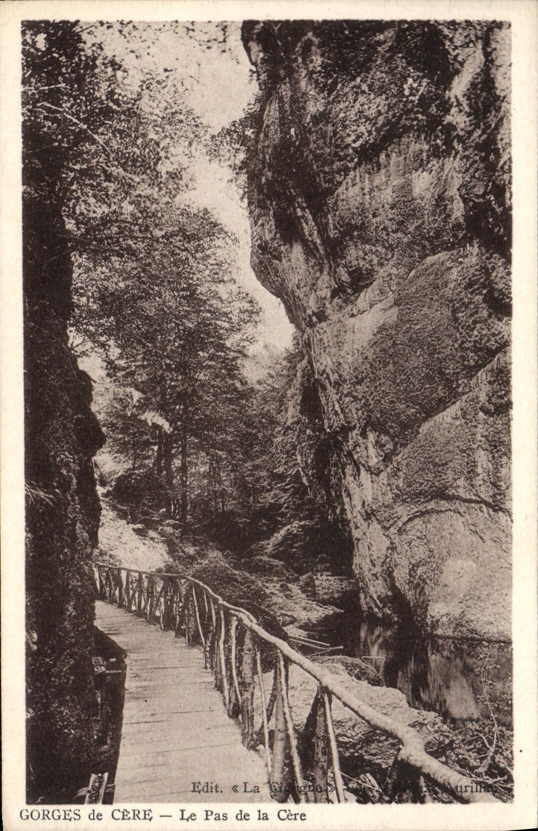 CPA Gorges De Cere Le Pas De La Cere