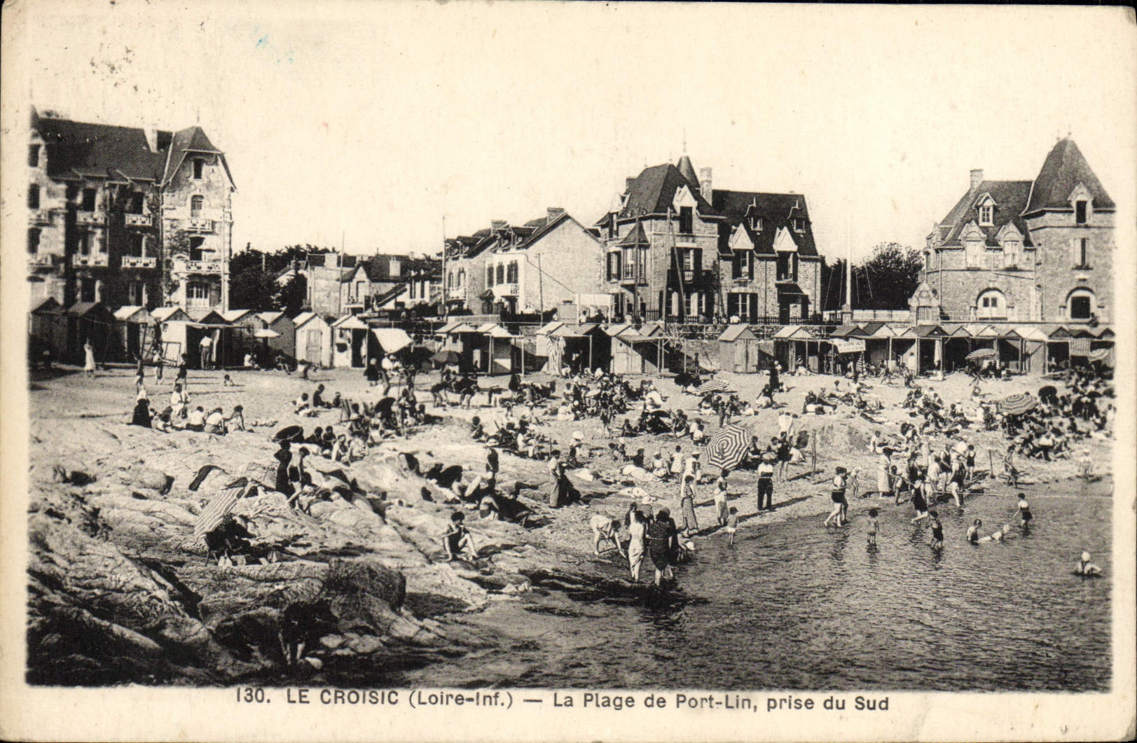 CPA Le Croisic La Plage De Port Lin Prise Du Sud