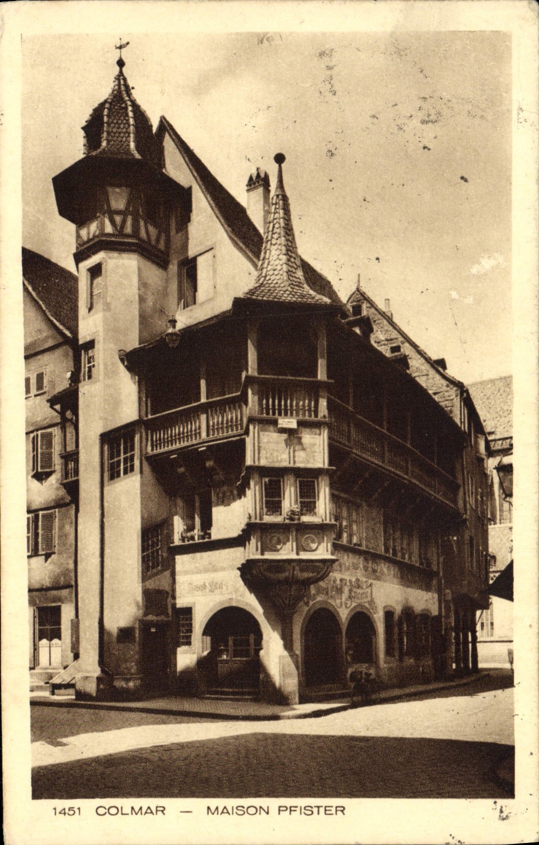 CPA Colmar Maison Pfister