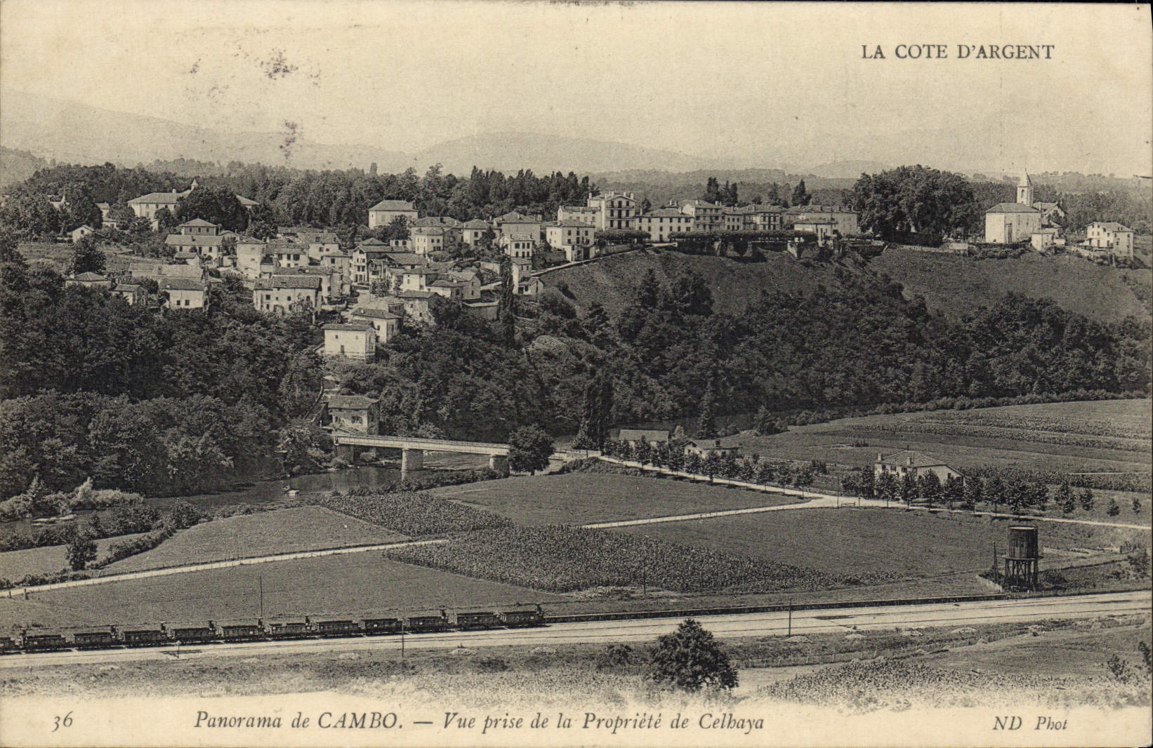 CPA Panorama De Cambo Vue Prise De La Propriete De Celbaya