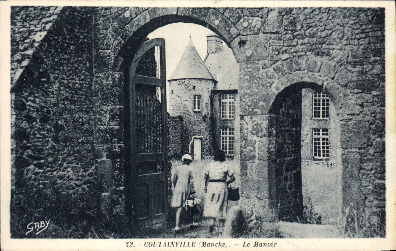 CPA Coutainville Le Manoir