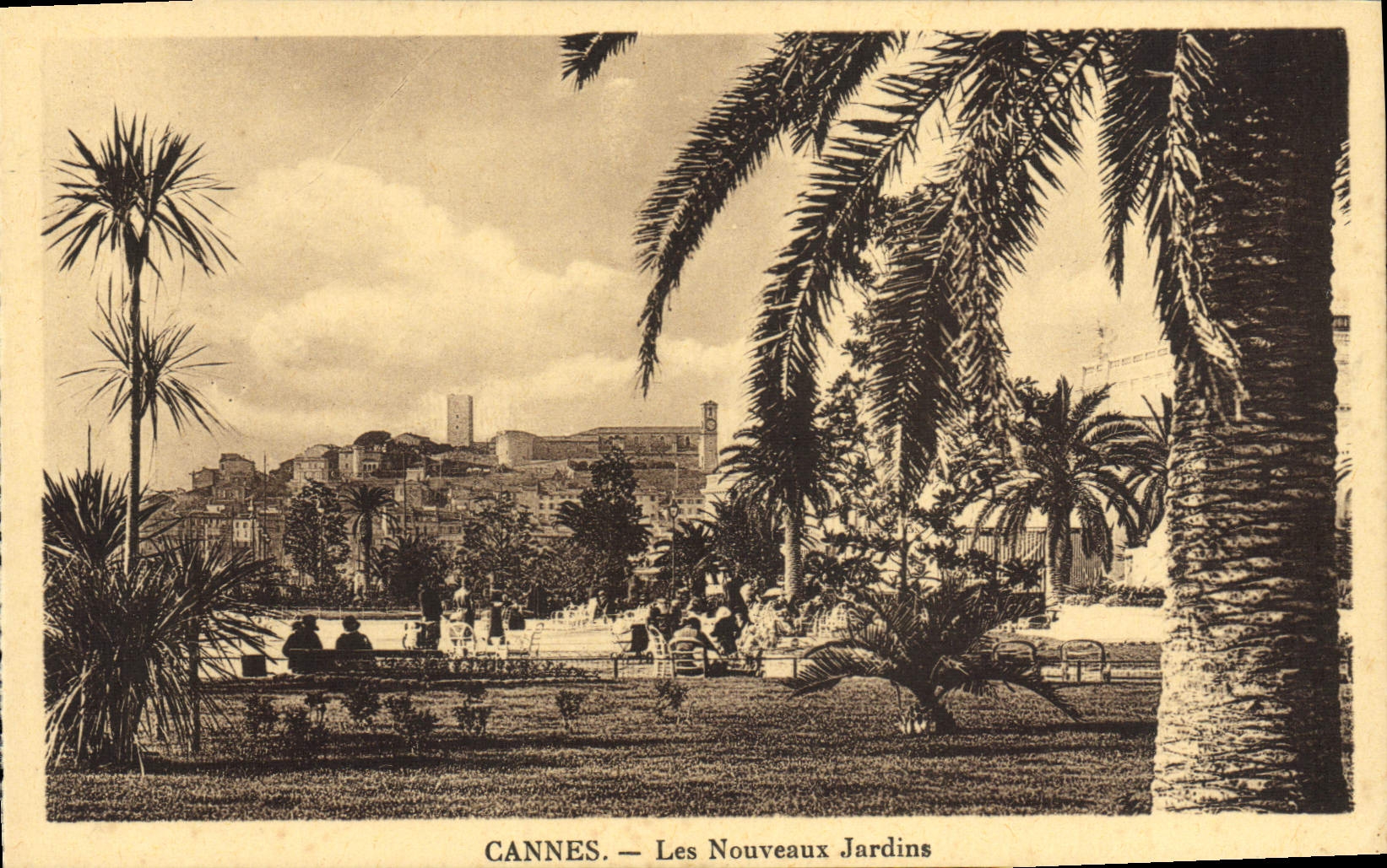 CPA Cannes Les Nouveaux Jardins
