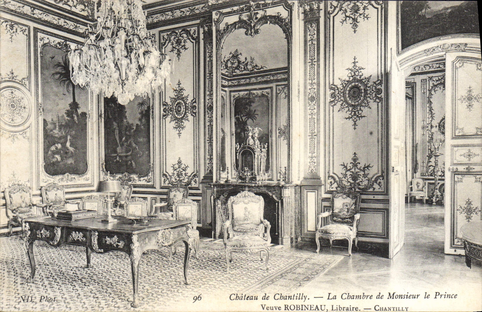 CPA Chateau De Chantilly La Chambre De Monsieur Le Prince
