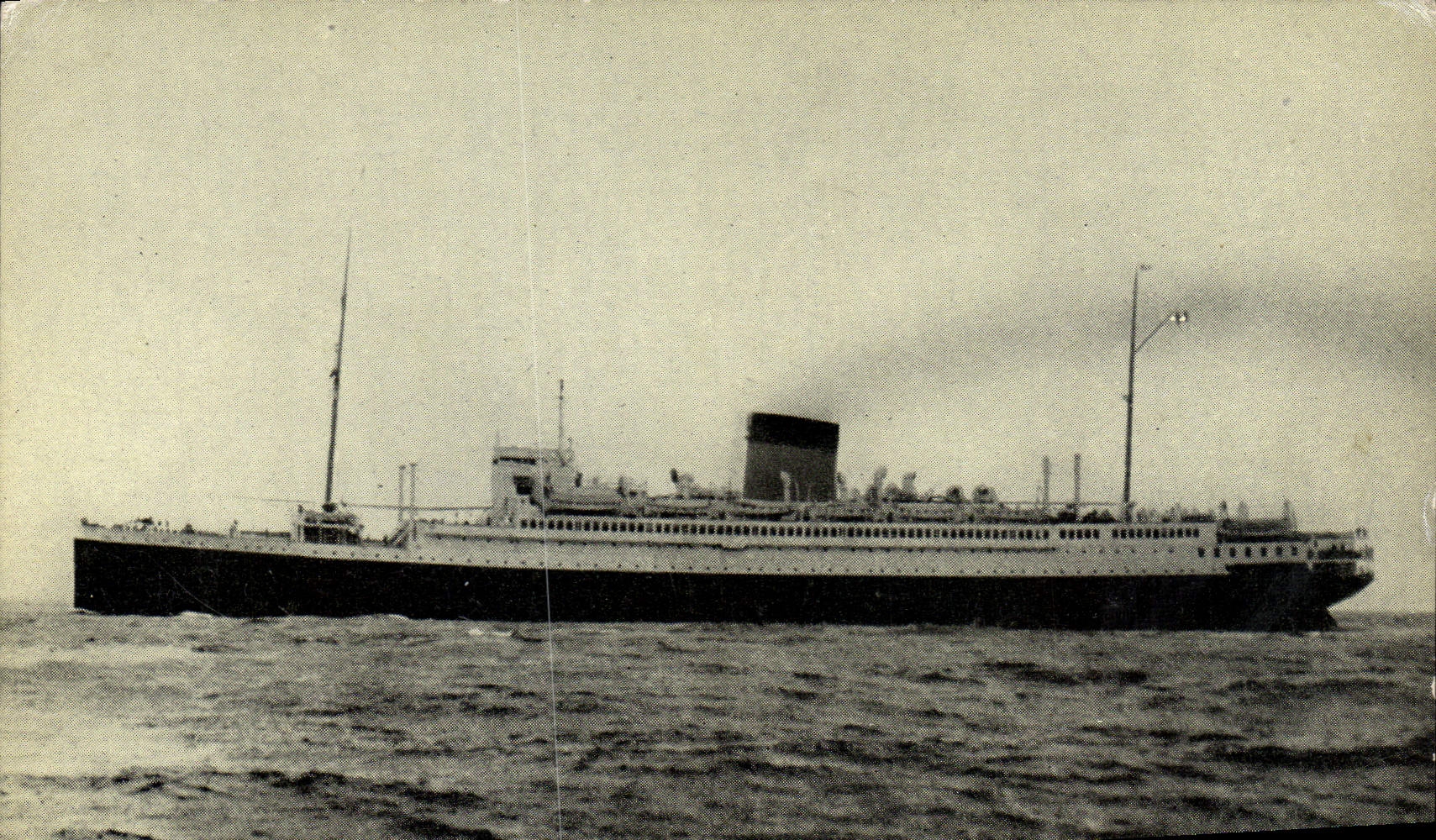 CPA Cie Gle Transatlantique French Line SS De Grasse Ligne le Havre Southampton New York