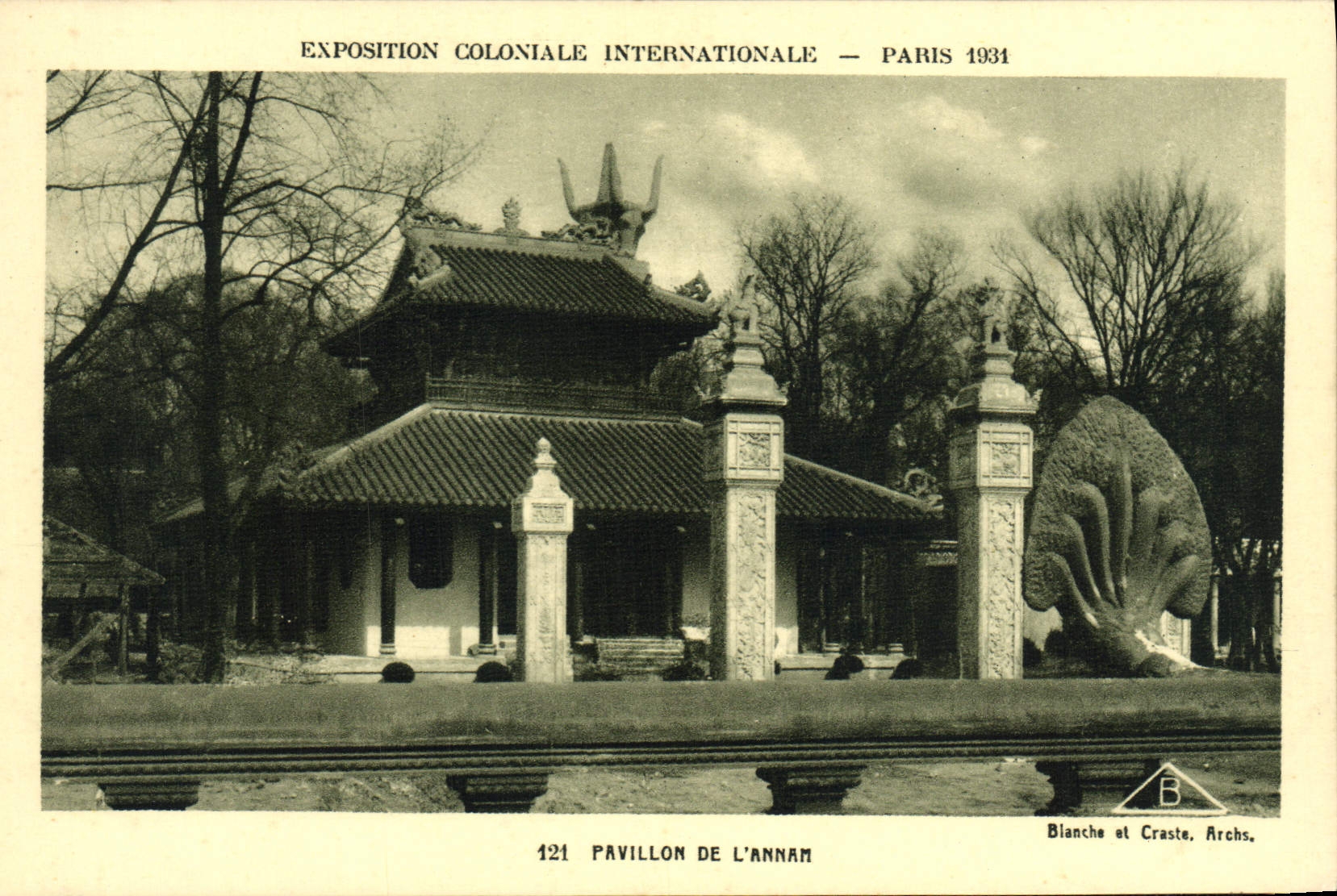 CPA Exposition Coloniale Internationale Paris 1931 Pavillon de l'Annam