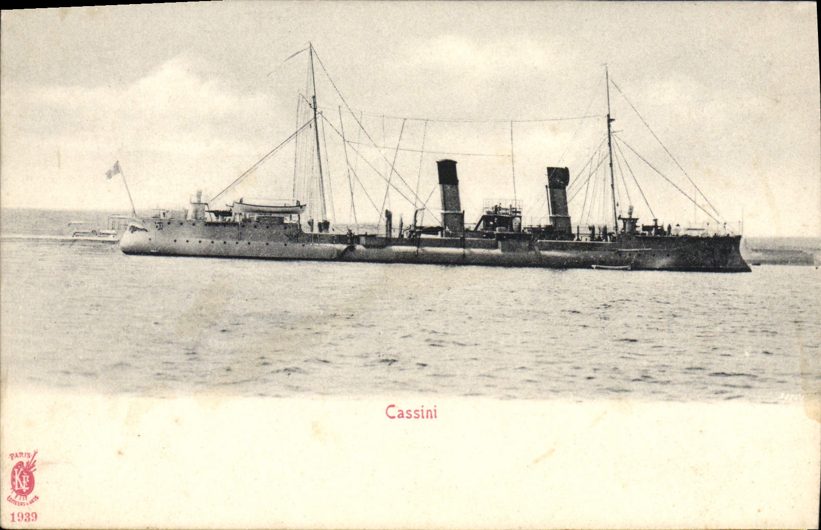 CPA Bateau Cassini 