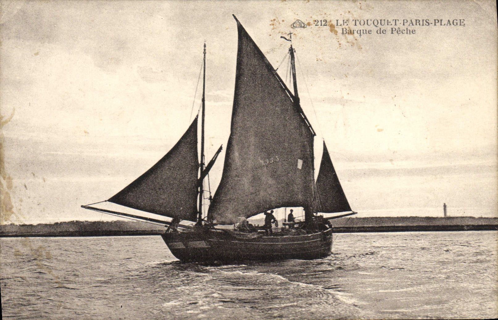 CPA Le Touquet Paris Plage Barque de peche
