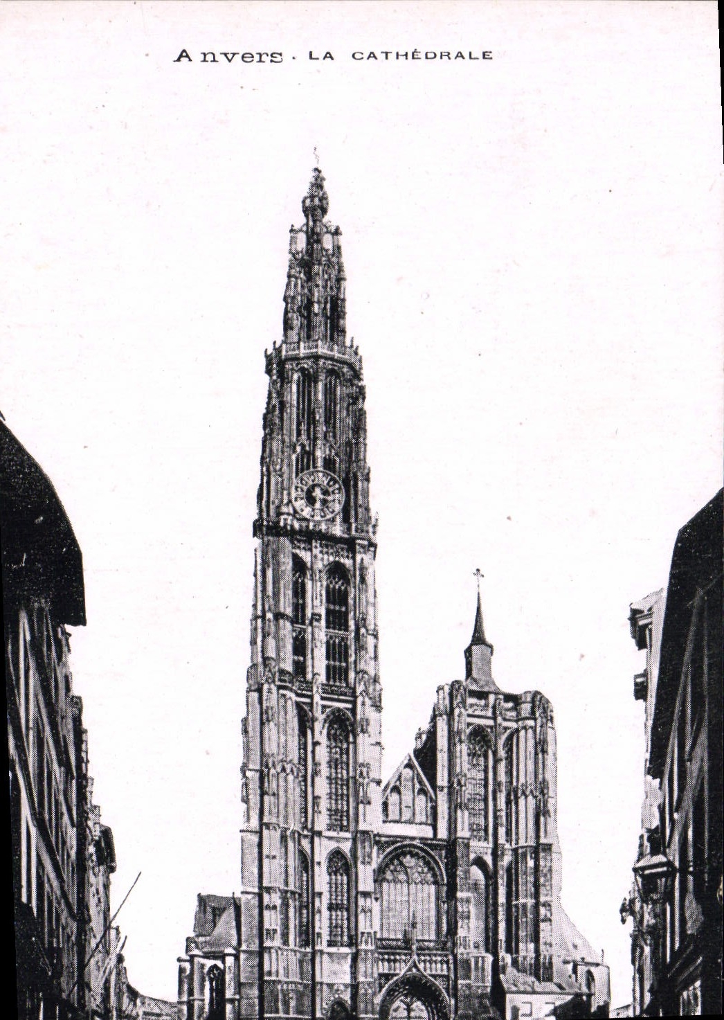 CPA Anvers La cathedrale