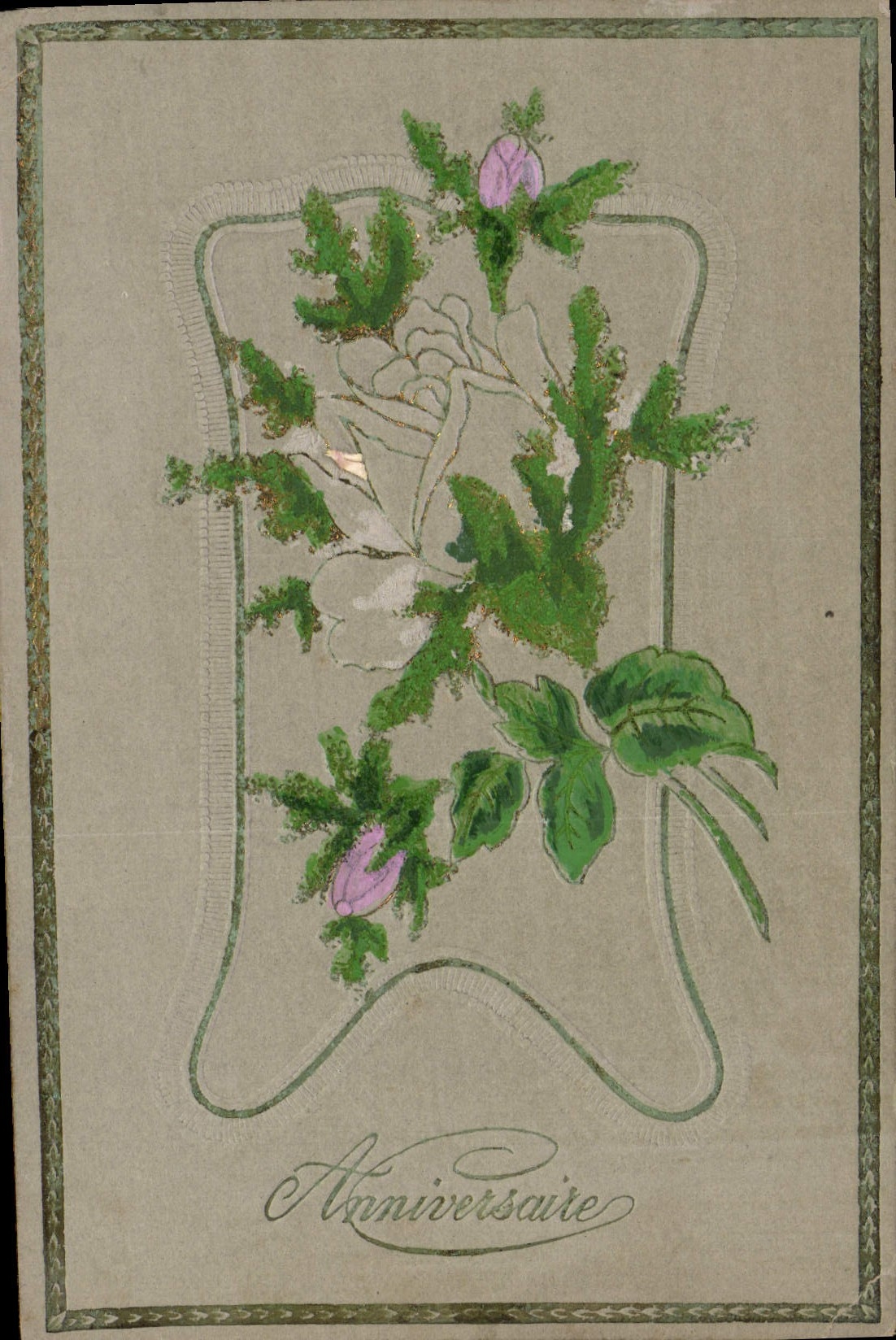 CPA Fantaisie Fleurs 