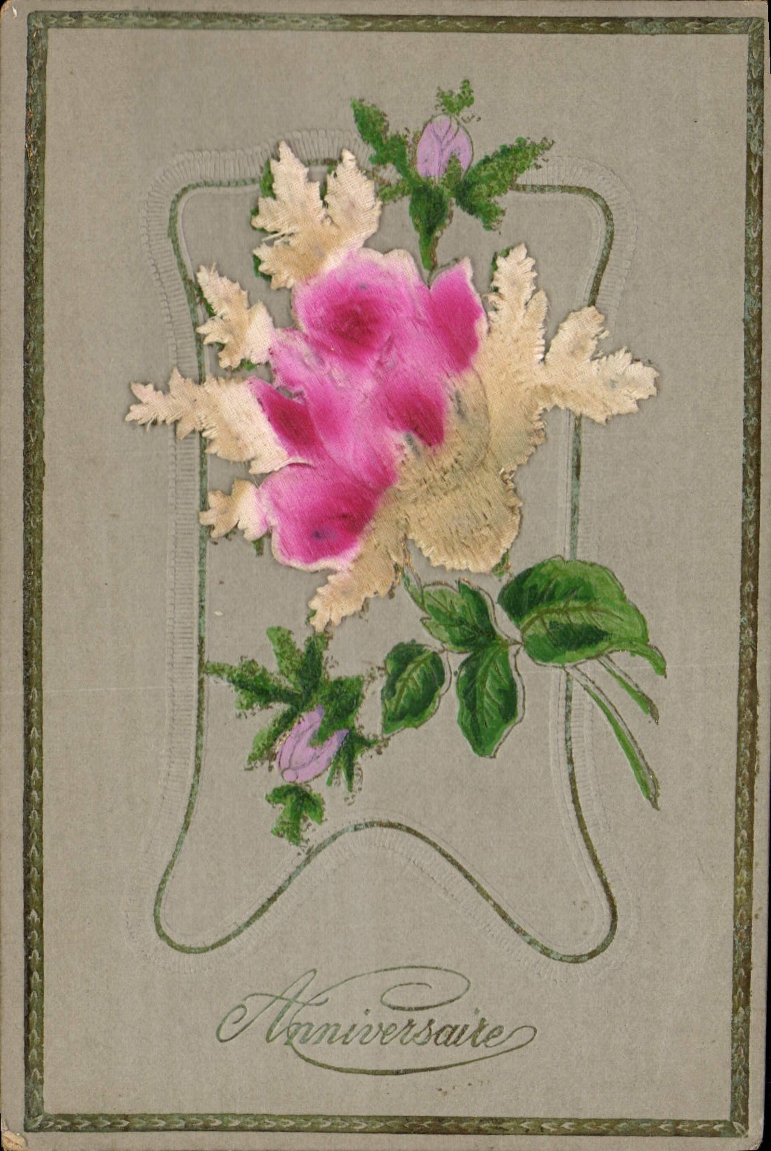 CPA Fantaisie Fleurs 