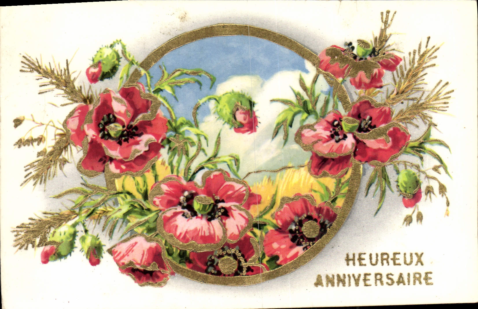 CPA Fantaisie Fleurs 