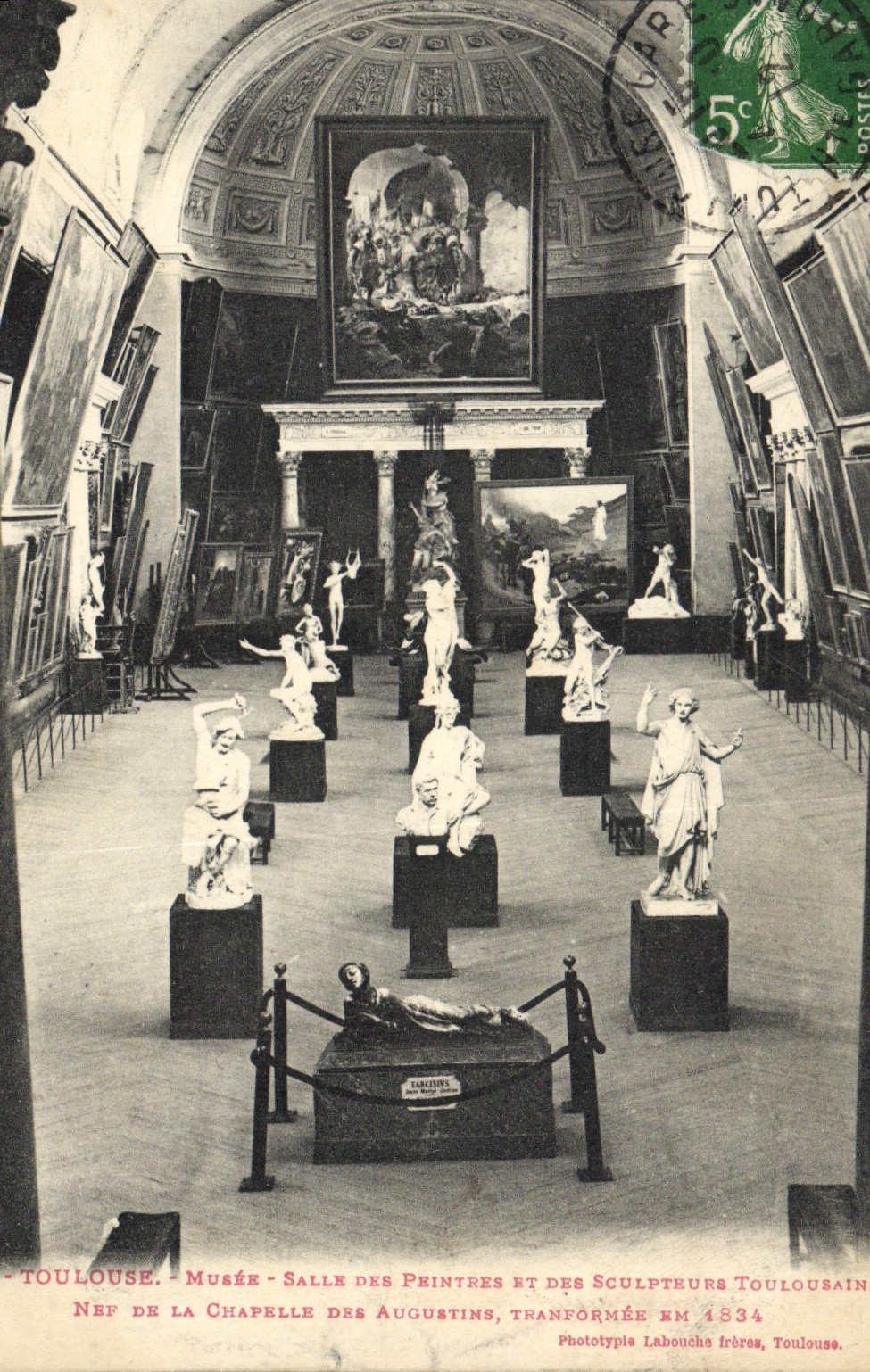CPA Toulouse Musee Salle des peintres et des sculpteurs toulousains Nef de la chapelle des Augustins 