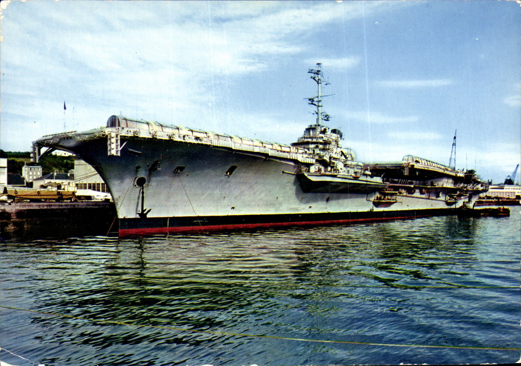 CPM Bateau Brest Le porte avions Clemenceau 