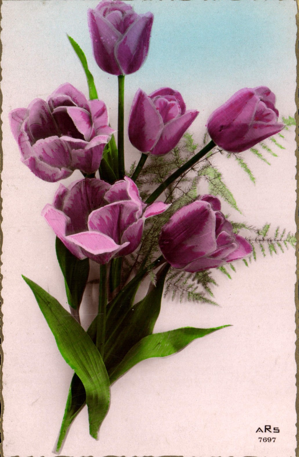 CPA Fantaisie Fleurs