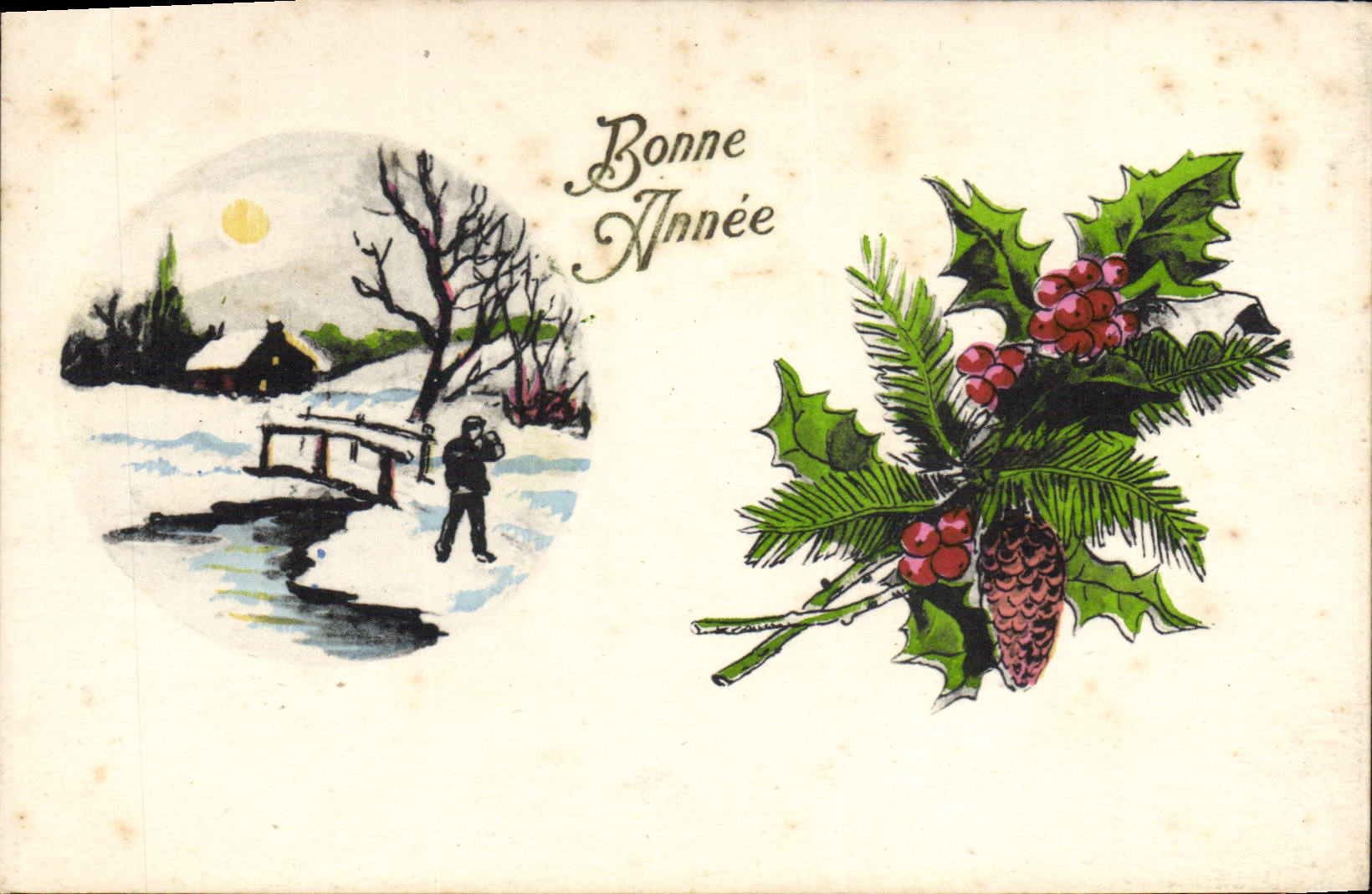 CPA Fantaisie Bonen annee