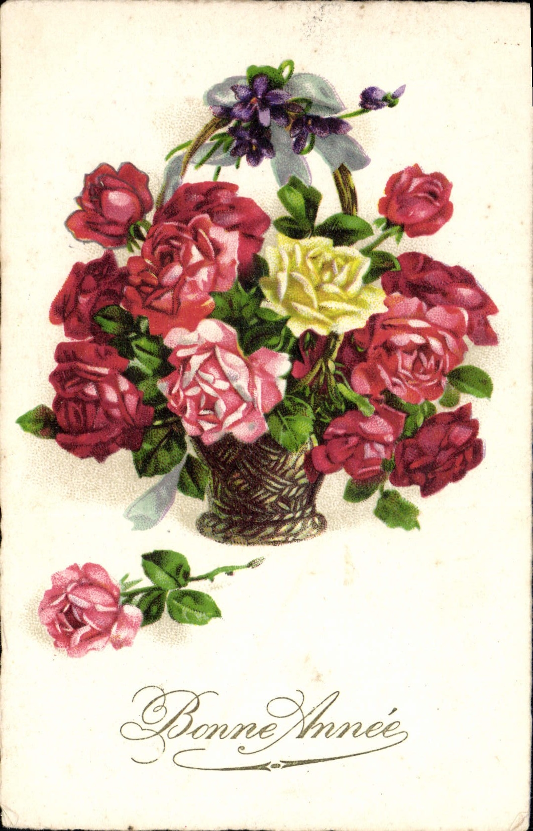 CPA Fantaisie Fleurs