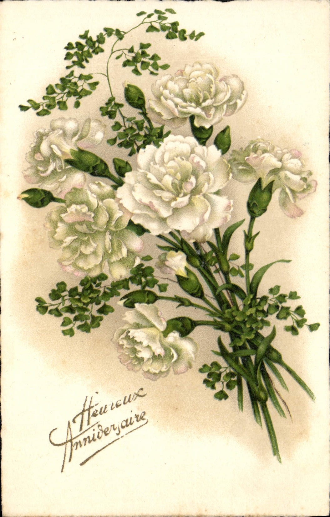 CPA Fantaisie Fleurs